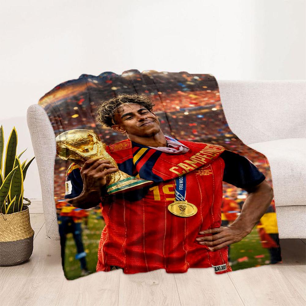 Yamal's Champion Celebration Moment Blanket Ultra-Soft Suitable for Chair Bedding Livingroom Four Seasons Universal Stylish Decor Gifts For Fam