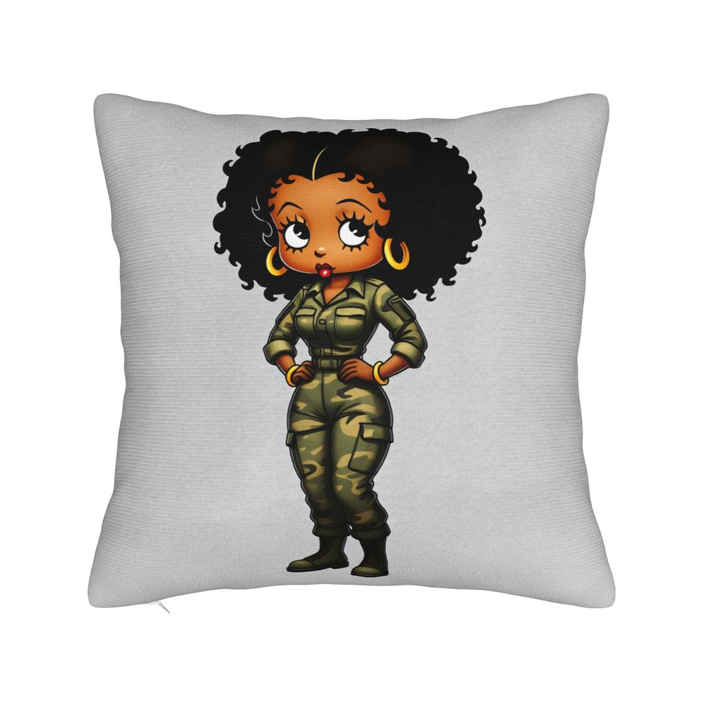 Cartoon Lady B-Bettyeds Boops Pillow Case Custom Pillow Cover For Office Car Home Decor Fashion Pillowcases