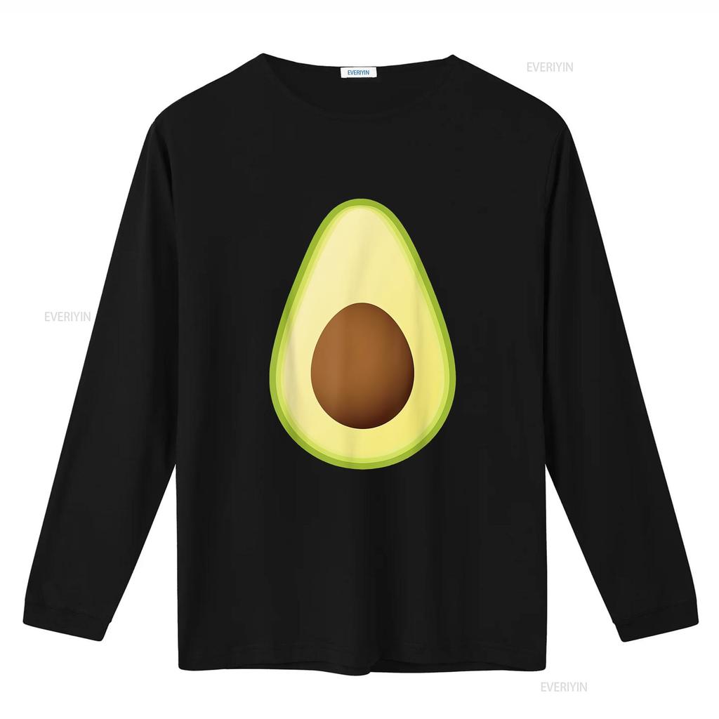 Womens Avocado Costume T Shirt Fruit Halloween Black 2XL vintage Washed Slightly Unisex Casual Breathable Stretched streetwear