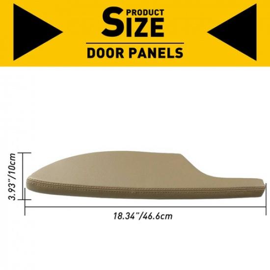 Fit For 08-12 Accord Honda 2Dr Coupe LH Driver Beige Leather Door Armrest Panel