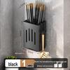 Wall-Mounted Chopstick & Spoon Storage Rack with Drainage
