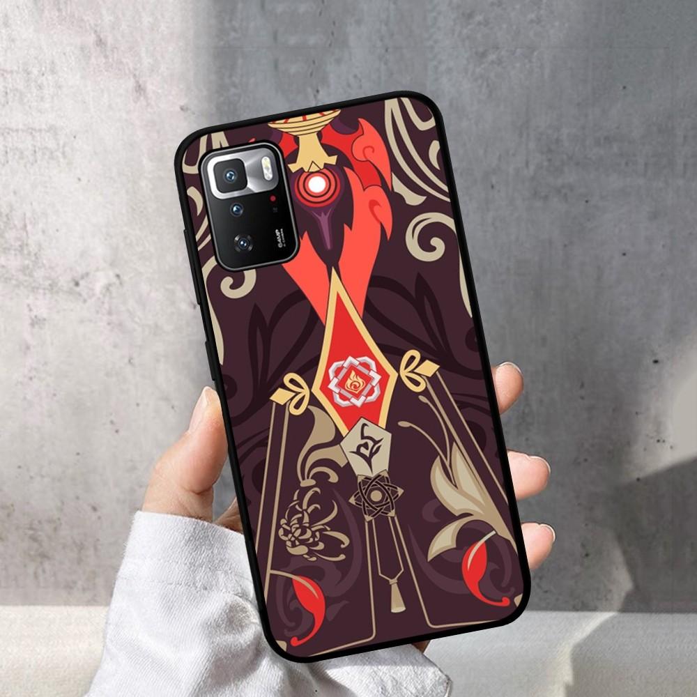 Чехол для телефона Genshin Impact Ху Тао Для Redmi Note 4 X 5 A 6 7 8 T 9 9S 10 11 11S 11Epro Poco M3 Pro
