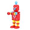 Personality Cute Wooden Robot Toys Learning & Educational Toys for Kids Children (Red)