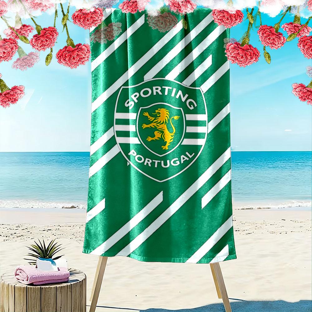 Bold roaring lion elegance Print beach towel, quick drying, suitable for travel, outdoor sports, jogging, the beach and swimming, gift