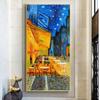 Famous Van Gogh Vertical Poster and Prints Starry Sky Canvas Paintings Wall Art Picture for Living Room Home Decoration Cuadros