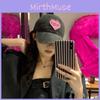 Patch Heart Cute Baseball Cap Adjustable Cotton Sun Hat For Spring Summer And
