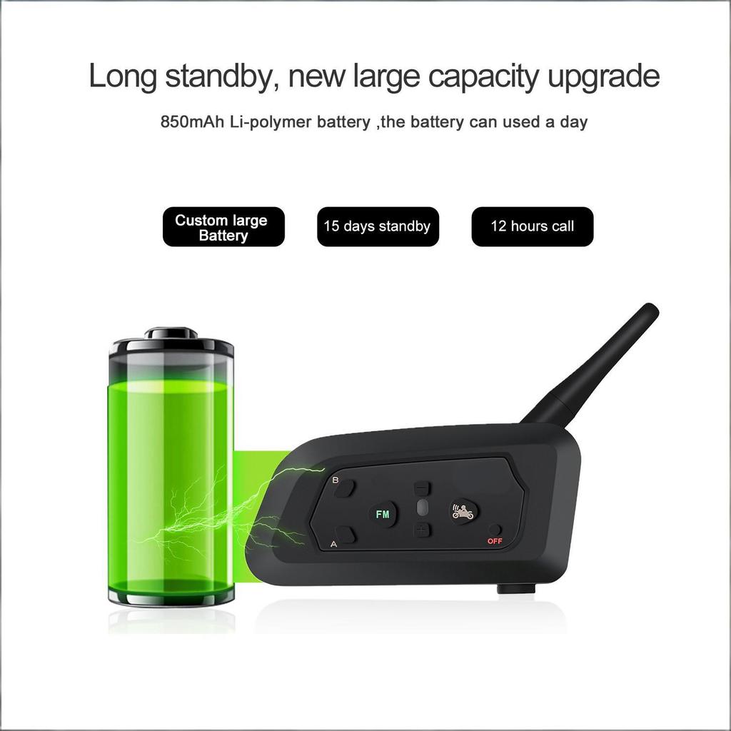 V4C Нейтральная Водонепроницаемая Bluetooth Гарнитура для Футбольного Судьи и Рация с Шумоподавлением, с Спортивным Браслетом - Набор из 3 Предметов