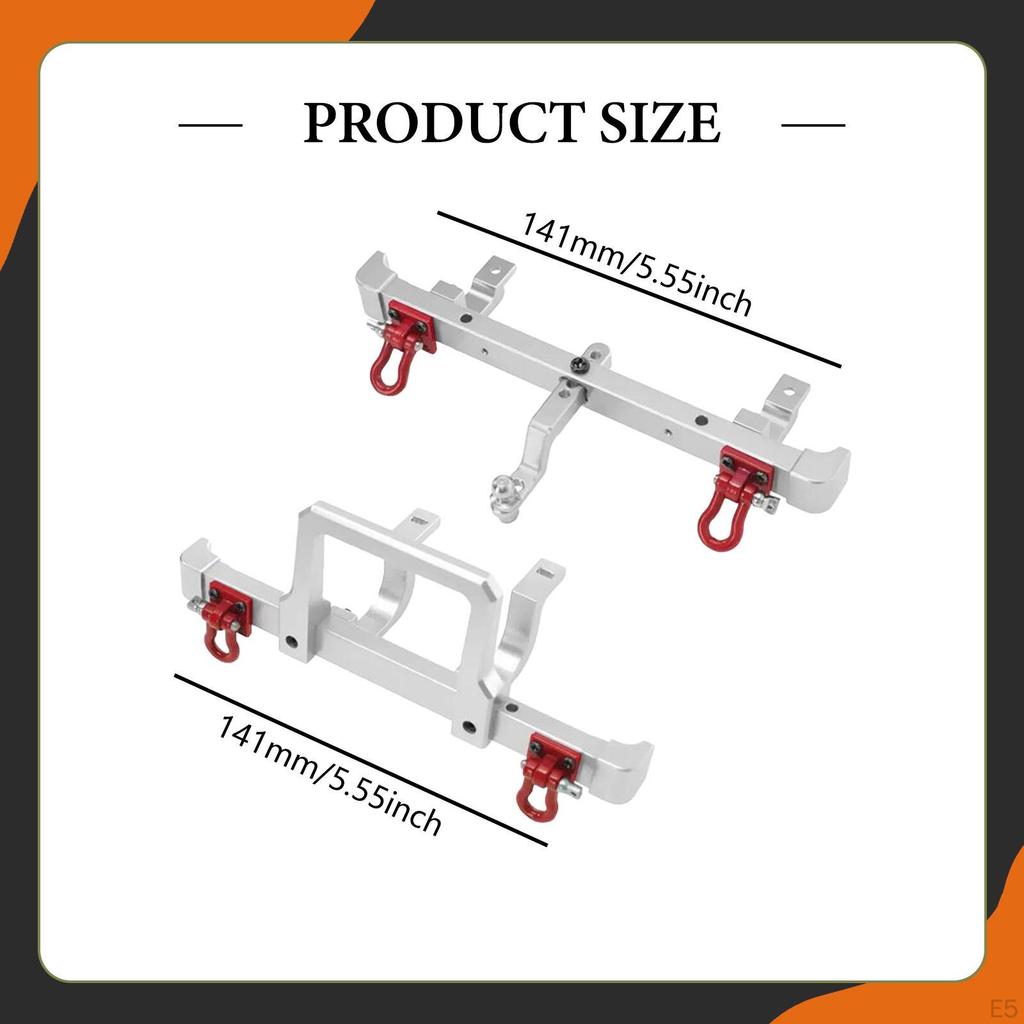1/12 Алюминиевые Передние Задние Детали Металлический Аксессуар Замена Прочный для MN82S MN82Pro MN82 MN82T Сделай Сам