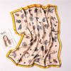 Spring and summer thin sunscreen decorative silk scarf autumn and winter warm scarf scarf simulation silk small square scarf professional small scarf