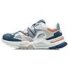 Li Ning Reverse Fantasy Shock Absorbing Non-Slip Low-Top Sports Casual Shoes Men Sneakers Gray Blue AGLR183-1