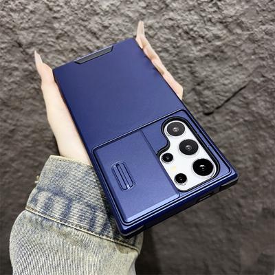 Роскошный бронированный чехол для телефона Samsung Note 10 20 S20 S21 S22 S23 FE S24 Plus S25 Ultra A06 A16 A54 A53 A15 с защитной крышкой для камеры