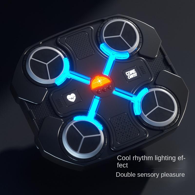 Умная Bluetooth-мишень для бокса со световой музыкой для домашнего фитнеса, детей и взрослых, тренировочный снаряд для отработки ударов, настенное крепление