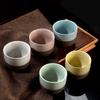 Japanese Ceramic Tea Cup Retro Matte Coarse Pottery Espresso Cups Handmade Coffee Ceramic Mug Drinkware Gift