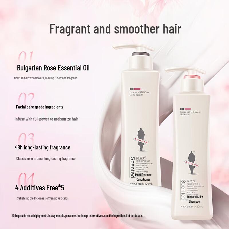 Adolph Smooth & Silky Hair & Body Care Set