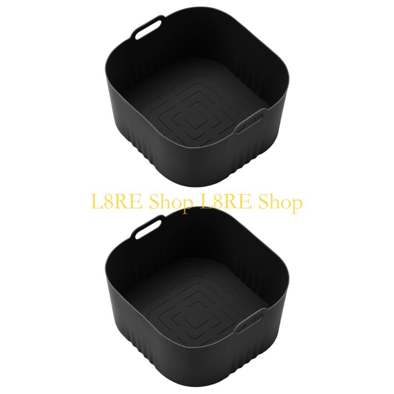 L8RE Silicone Liners Set Oven Safe Cooking Mats Air Fryers Basket Liners for Cooking