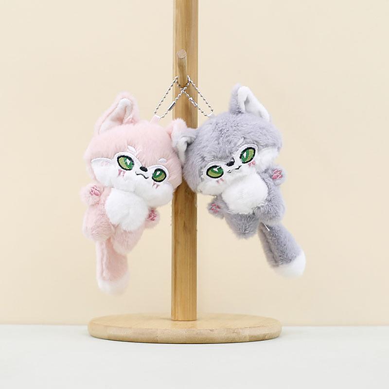 Мультяшные милые мягкие игрушки для животных, плюшевые куклы, брелок, сумка, кулон, рюкзак, подвесные украшения, подарки на день рождения для детей