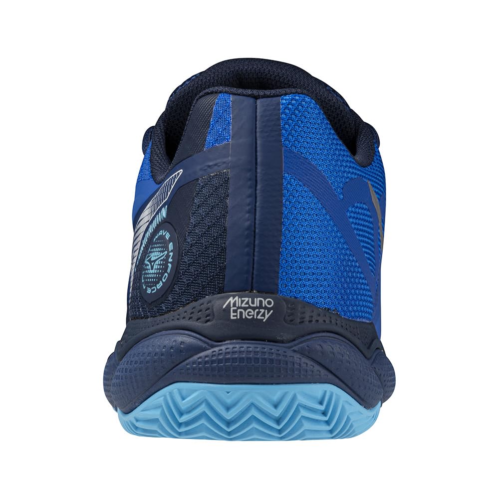 Теннисные кроссовки Wave Enforce Court OC Покрытие из искусственной травы Клубная деятельность Легкие Мягкий теннис Жесткий теннис Синий x Белый x Темно-синий см 3E [Mizuno]