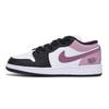 Air Jordan 1 Puppy Fragment Нескользящие Износостойкие Низкие Винтажные Баскетбольные Кроссовки Женские Черно-Розовые 553560-131(Команда85-)