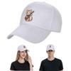 Кот-рокер играет на гитаре Мультяшный гитарный кот Бейсболки Snapback Мужские Женские Шляпы Регулируемая кепка Хип-хоп Бейсболка Кепка
