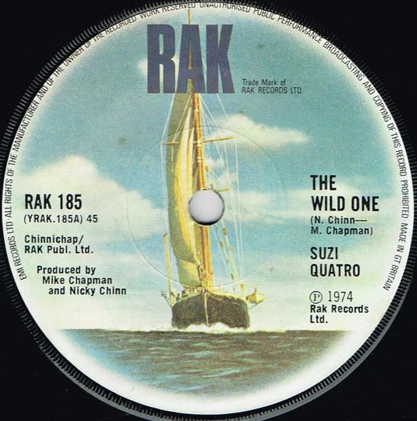 7-дюймовая пластинка SUZI QUATRO Wild One RAK185 RAK 1974 UK Jazz Б/у