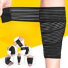 Спортивные бинты, эластичные наколенники, грелки для бедер, самоклеящиеся чехлы от судорог икр, лента для обертывания ног, защита от растяжения