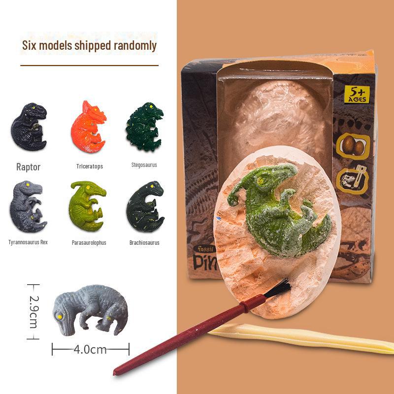 Имитационная модель раскопок яиц динозавров: Набор развивающих игрушек в глухой коробке