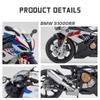 1/12 BMW S1000RR Motorcycle Cars Model Toys Alloy Diecast Shork-Absorber Motorcyclea Vehicle Collection For Boys Birthday Gifts