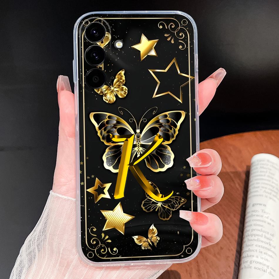Чехол для телефона Samsung Galaxy A57 A37 A07 5G Уникальные буквы Мягкий прозрачный силиконовый чехол для SamsungA57 A 37 A 07 Легкая крышка