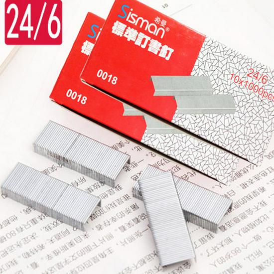 Enjoy free shipping when you order 50 or more boxes of Heman 0018 Standard 24/6 No. 12 Staples for Office Supplies.