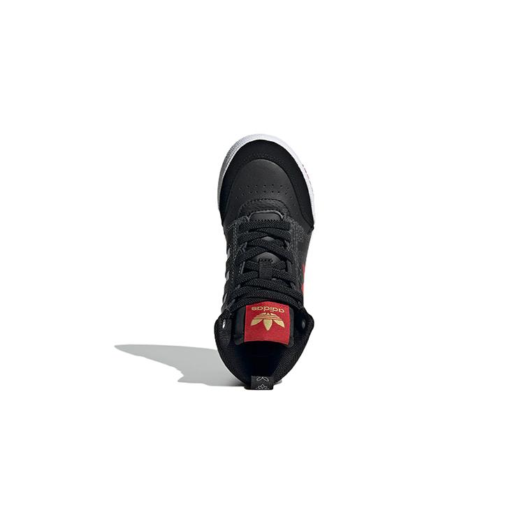 adidas Originals Drop Step Повседневные износостойкие Высокие Детские Скейтбордические Кроссовки Черный Серый GY2027