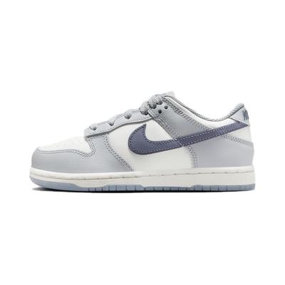 Кроссовки детские Dunk Low PS Light Carbon серые Summit-White Wolf-Grey FB9108-101