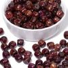 cylindrical resin beads, color: cherry, 8x7mm about 50 pcs