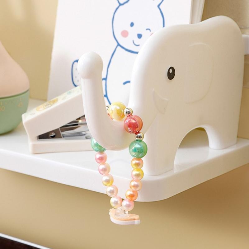 Настенная полка для ванной комнаты с крючком в виде слона, крючок для ограждения, бытовая кухонная полка для хранения, многофункциональный органайзер