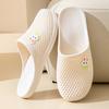 Summer New Hole Sandals Flat Bottom Bag Head Slippers Women's Soft Bottom Non-slip Indoor and Outdoor Wear Casual Bathroom Mop