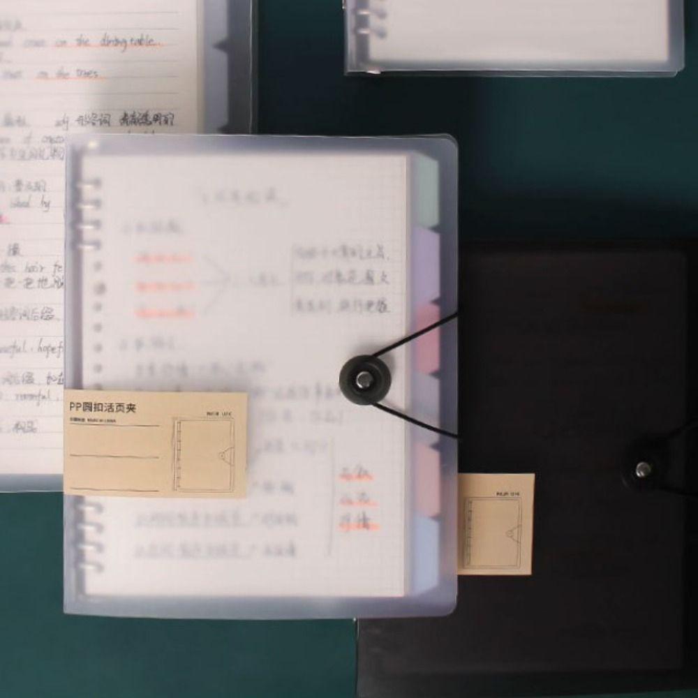 Внутренняя обложка, чехол для блокнота с отрывными листами, 8 отверстий, обложка для папки формата А4, дорожная обложка для переплета A5/B5/A4