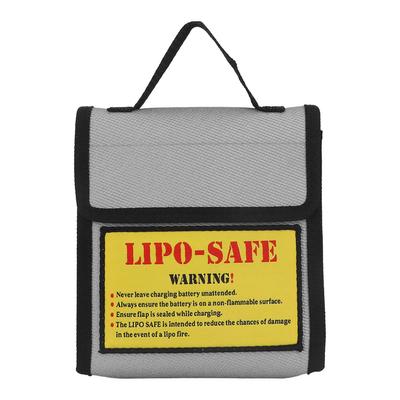 Сумка для защиты аккумулятора Lipo, серая, огнестойкая, взрывобезопасная, для защиты аккумулятора дома