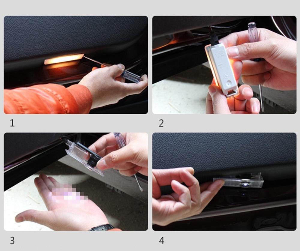 Подсветка зеркала заднего вида Volkswagen для Golf 6, Passat B7 и Touran 10.