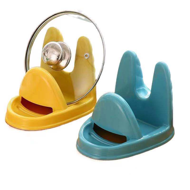 Держатель для крышек и досок на кухонную столешницу - Организует крышки от кастрюль, разделочные доски, лопатки и половники.