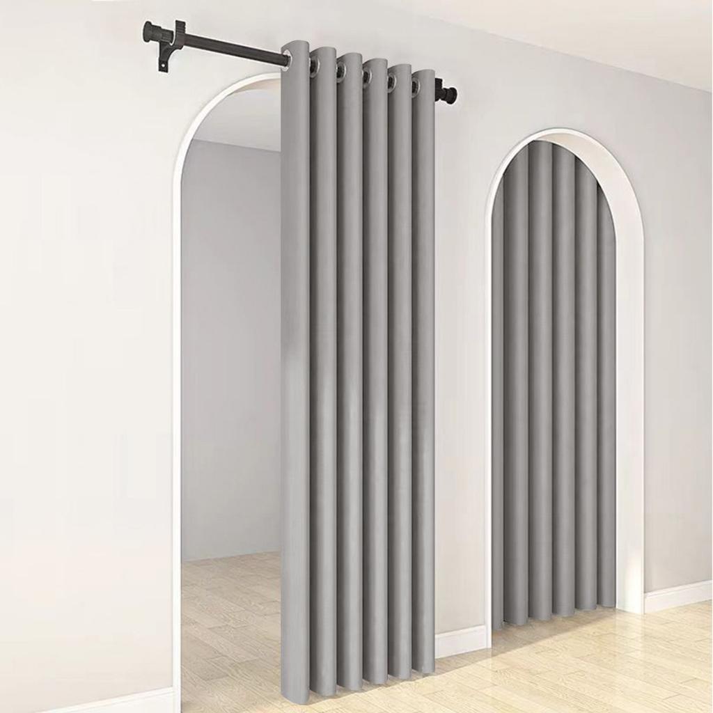 Высокоточная штора Готовая шторная ткань Однотонная Теплоизоляция Окно + Затемнение