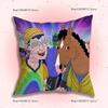 Мультяшная Наволочка Подушка Подушка Плюшевая B-BOJACKs H-HORSEMAN Мальчики Девочки Мультфильм Аниме Каваи Декор Детские Подарки на День Рождения