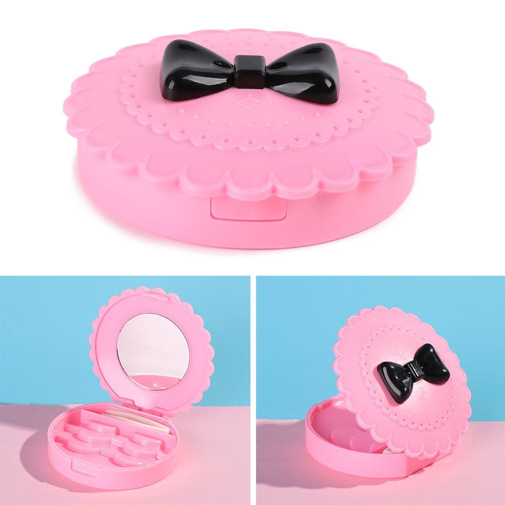 Beauty Plastic Mirror Case False Eyelash Box Makeup Tool Lashes Container Box Lashes Organizer