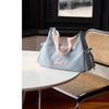 Lee Shoulder Bag, Women's Handbag, Tote Bag with Strap, Commuting, Casual, Blue