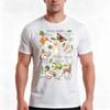 British Wildlife Tshirt Summer Casual Cotton Tee Oversized Streetwear Tops Vintage Graphic Print Loose Fit Short Sleeve
