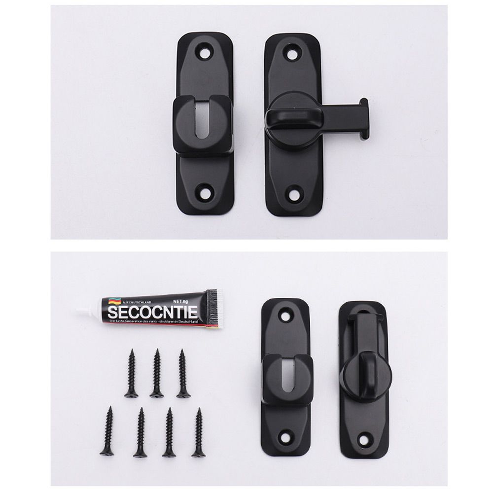 Locks No Punching Solid Buckle Sliding Door Latch Sliding Door Lock Door Bolt Anti-theft Buckle