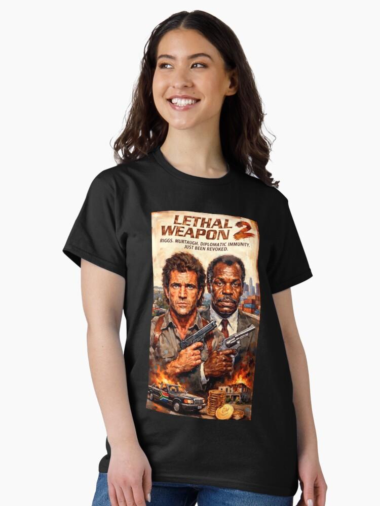Lethal Weapon Lethal Weapon 2 Buddy Cop Fine Art Tribute Classic T-Shirt