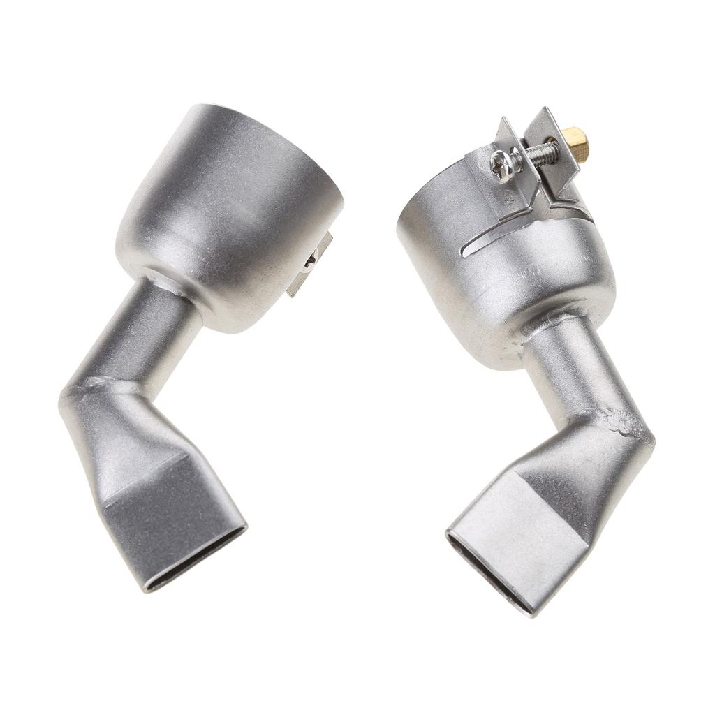 Сварочный пистолет плоская насадка насадка для сварки горячим воздухом аксессуары для сварочной горелки для сварки ПП ПВХ пластиковых листов 120 градусов 2 шт.