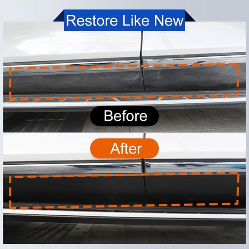 HGKJ-24 Plastic Restore Revitalizer Plastic Renovator Long Lasting Coating for Car Rubbers Refurbish Clean Gloss Black Shine
