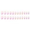 Long Almond Fake Nials Flowers Press On Nails Manicure Nail Tips  Women