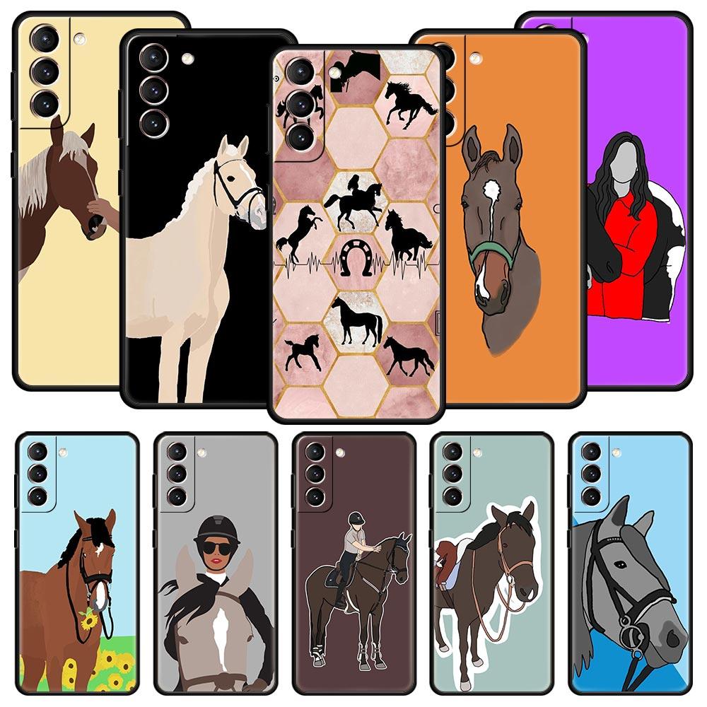 Frederik The Great Beauty Horse Phone Case For Samsung Galaxy S23 S22 S21 S20 FE Ultra 5G S10 S10E S9 S8 Plus 10 20 Soft Cover