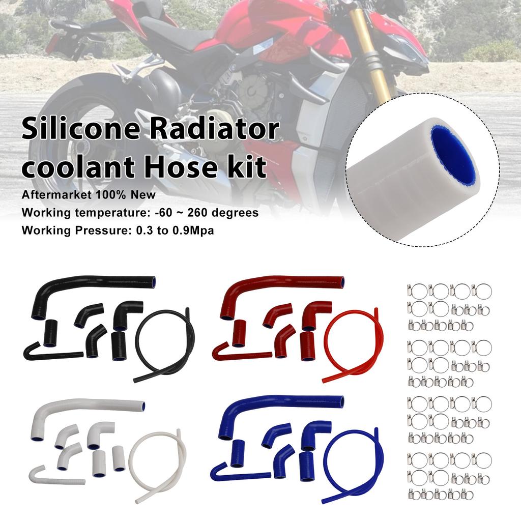 Silicone Radiator coolant Hose For Ducati Streetfighter V4 V4S 2020-2025